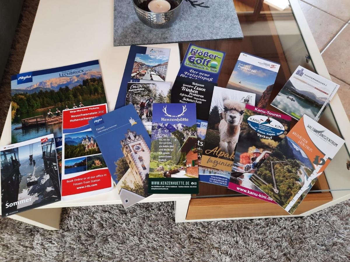 Ferienwohnung In Lechbruck Am See Im Schoenen Allgaeu, Nahe Fuessen Nur 300 M Vom See Extérieur photo